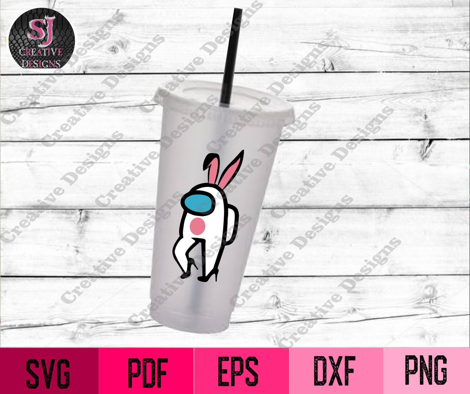 Download Playboy bunny among us svg among us bunny svg among us | Etsy