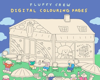 Digital Coloring Pages, Coloring Files, Cute Coloring Pages