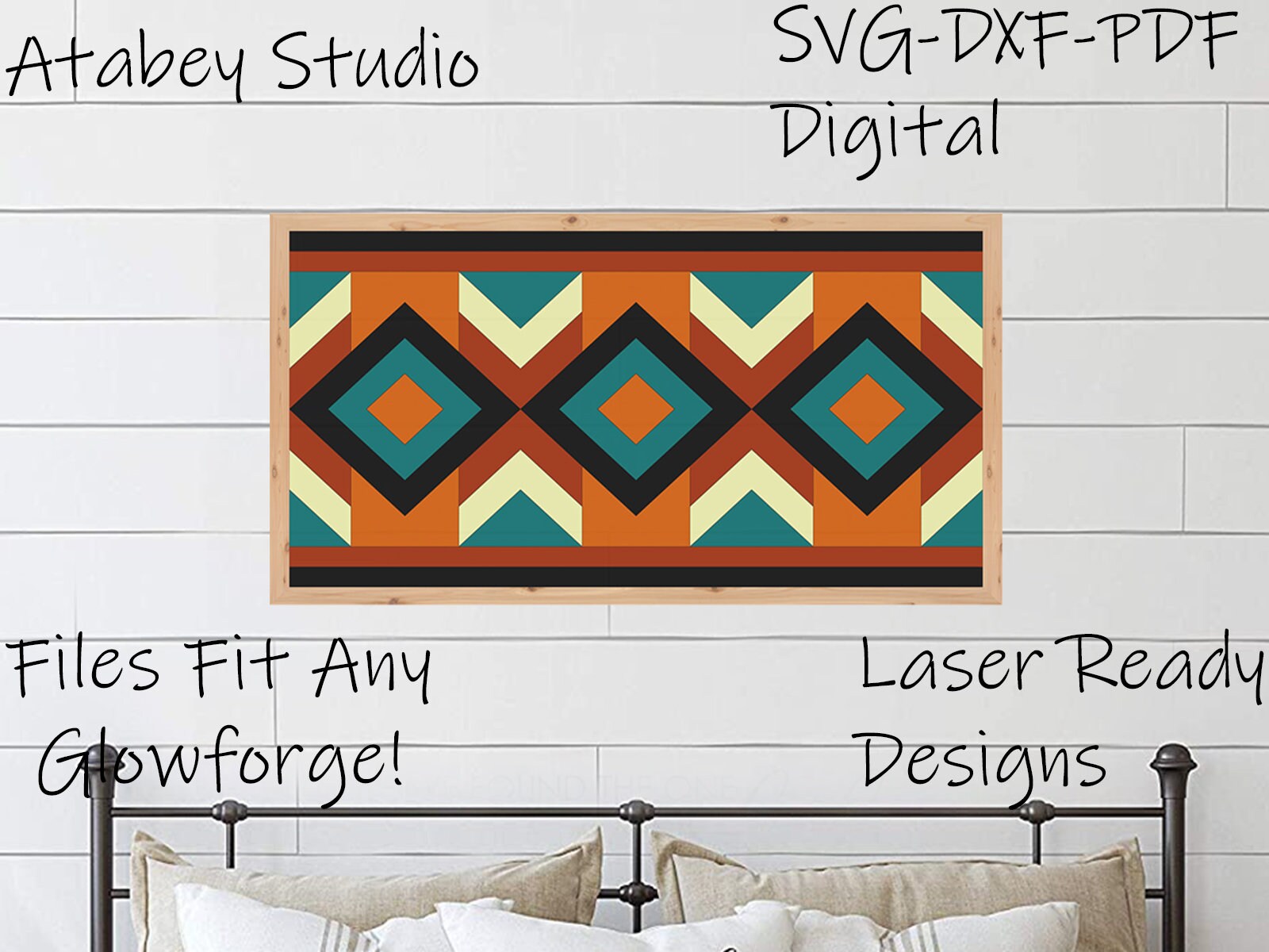 Aztec Barn Quilt Svg Laser Cut Files for Glowforge Projects - Etsy