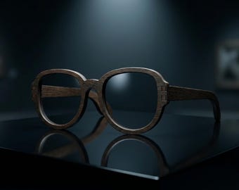 DIY Wooden Eyeglasses Craft Files - Laser Cut MDF Glasses Templates 630