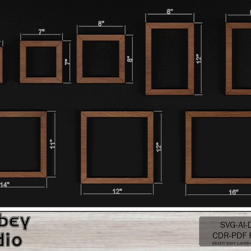 Rectangular Picture Frame - Etsy