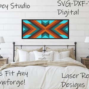 Aztec Barn Quilt svg Laser cut files for Glowforge projects wall art Laser SVG Files Wood Quilt for Glowforge Chevron dxf pdf 300