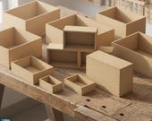 DIY Laser Cut Box Templates - Woodworking Boxes - Perfect for 1/4 Inch Wood Projects 781