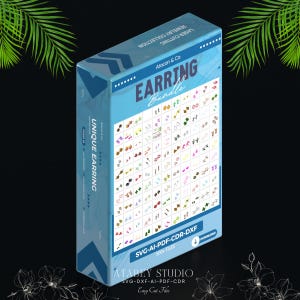 500+ Mega Earring Design Collection - Laser Cut Earring Files - Colourful Laser Cutting Earrings - DIY Jewelry for Xtool 862