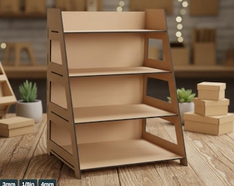 DIY 3 and 4 Tier Gift Card Display Stand - Perfect for Retail Showcase 617
