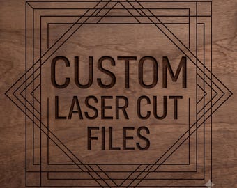 Custom Laser Cut Design | Personalized SVG DXF Template for Wood & Plywood | Bespoke Digital Service
