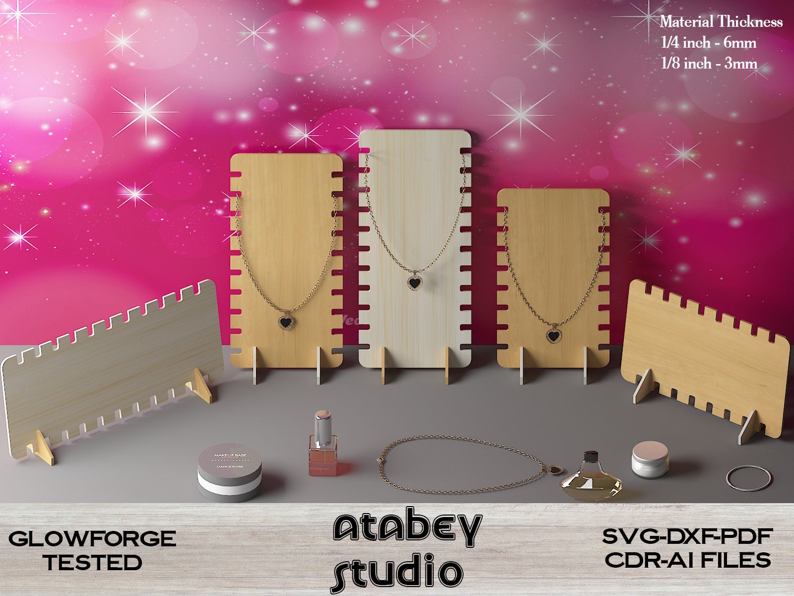 Cardboard Jewelry Display Cards, for Hanging Earring & Necklace Display,  Rectangle, Women Pattern, 6x5x0.05cm, Hole: 2~5mm