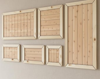 Faux Shiplap Sign Backers, Laser cut files SVG DXF vector plans, glowforge file svg, laser cut template, laser svg, laser cutting files 132