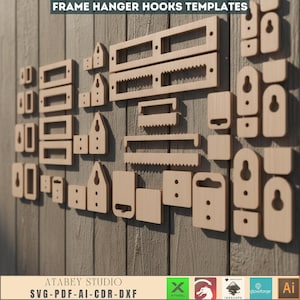 Custom Photo Frame Hanger Hooks - Ideal for Any DIY Decor - Enhance Your Wall Displays 650
