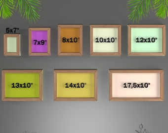 Frames laser svg cut files square Home Decor Svg Dxf Cdr fıles glowforge Digital Download 409