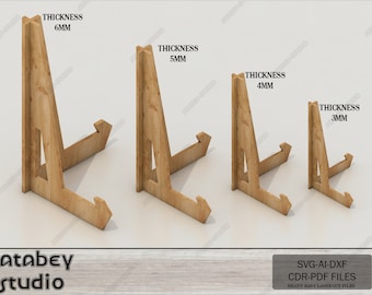 Customizable Dish Frame Plate Holders Ideal for Dishes, Books