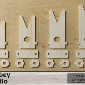 Laser Cut Adjustable Frame Stand Files 4 Sizes DIY Easel Back Legs Plan ...