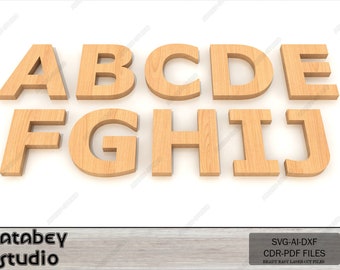 Custom Laser Cut Alphabet Letters for DIY Home Decor - Perfect for Personalized Projects 662