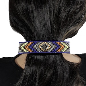 Rhinestone Hair Barrette: Colorful Geometric Bead Clip