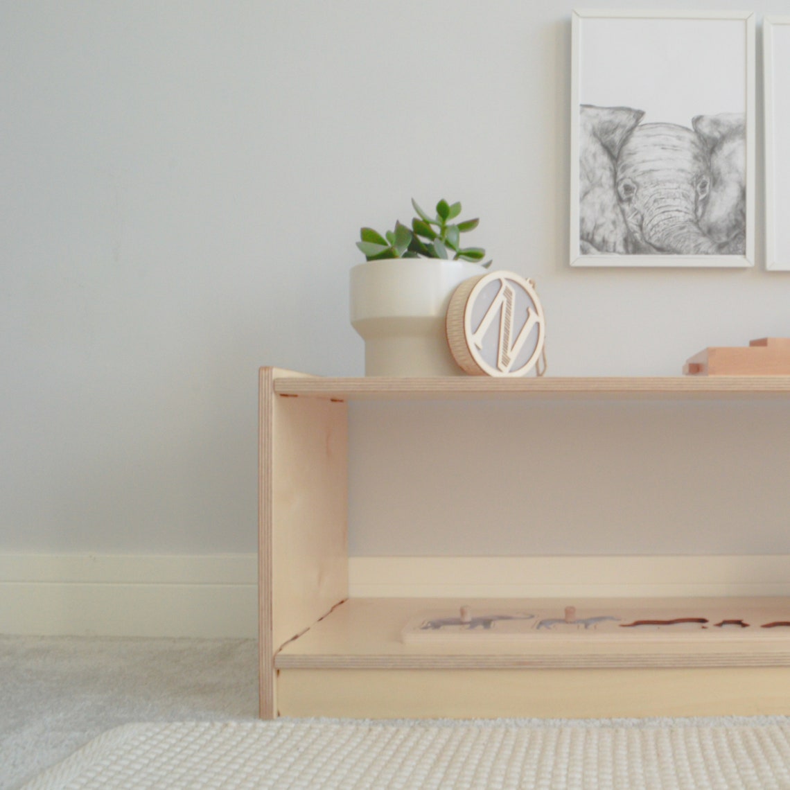 Montessori Shelf Toddler Infant Activity Play Toy Shelf Etsy UK