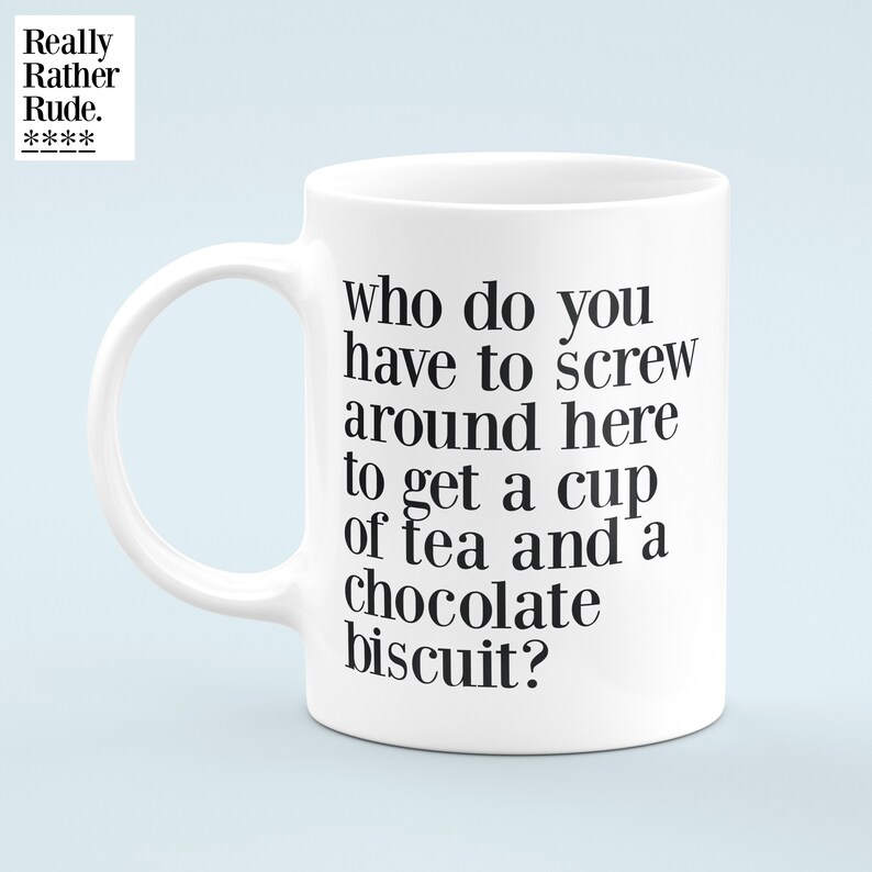 Tea And Biscuits Love Actually 'who do you have to Etsy