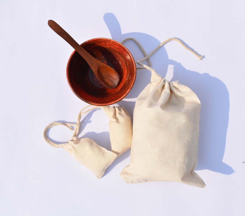 Available in Pack of 25 Jewellery Storage Bags 50 and 70 12x16 Inches Organic Cotton Reusable Single Drawstring Eco Muslin Bags
