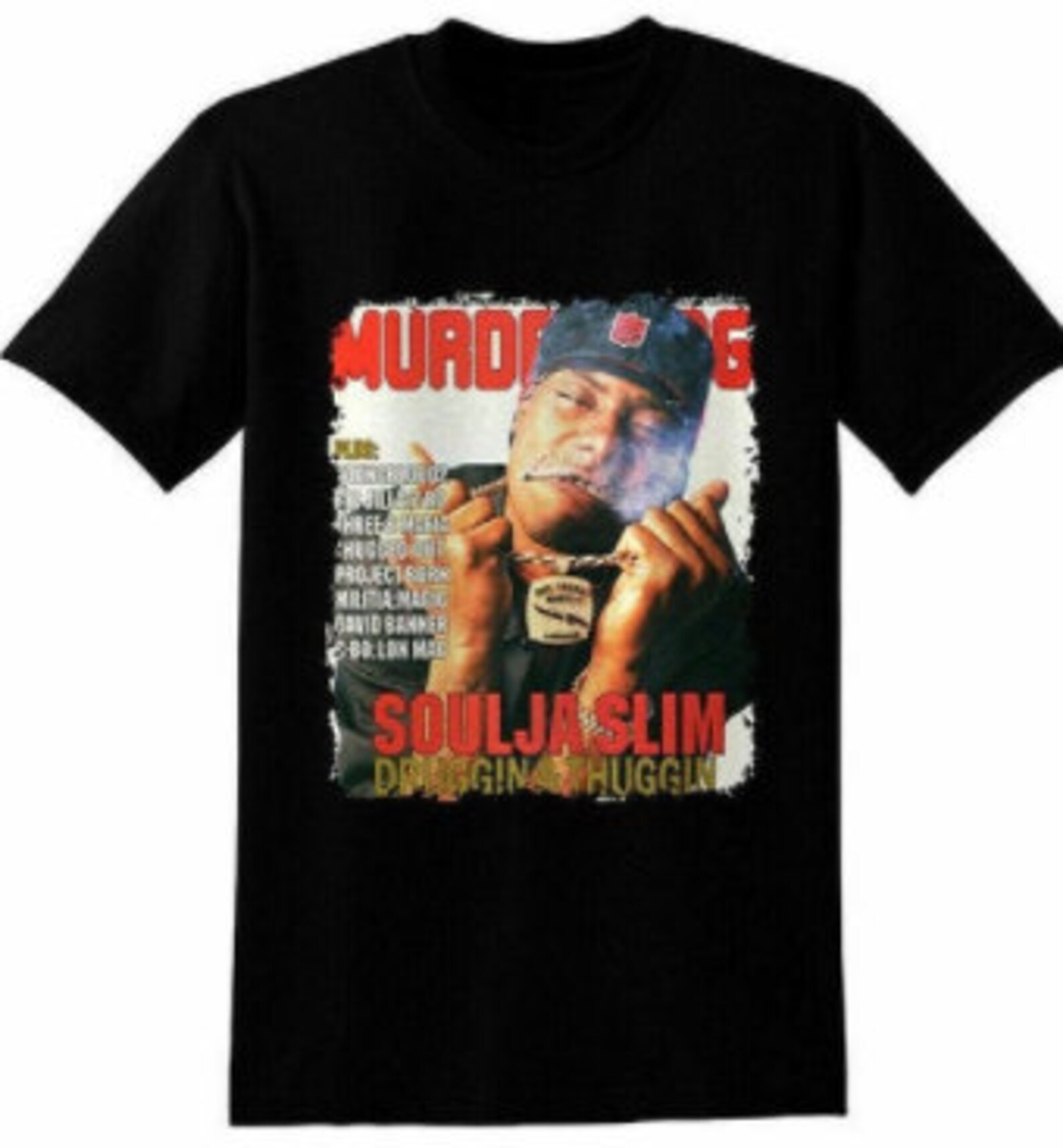 Soulja Slim Hip Hop Rap Unisex shirt Soulja Slim Music Gildan | Etsy