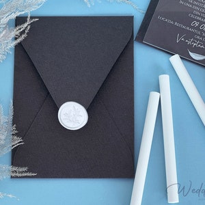 Envelope for Wedding Invitation, Handmade Wedding Paper Envelopes, Vertical Envelope for Invitations, Envelopes 184x133 mm