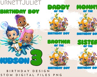 Download Bubble Guppies Birthday Svg Etsy