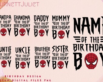 Download Spiderman Birthday Svg Etsy