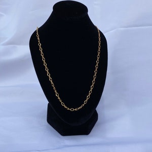 Gold plated figure-8 chain