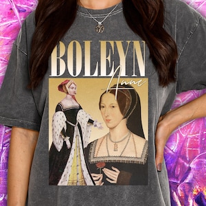 Anne Boleyn Comfort Colors® Rap-T-Shirt | Hip-Hop inspiriert, britische Geschichte, Tudors, lustige Geschichte, Anne Boleyn Bootleg, Henry VII Tshirt