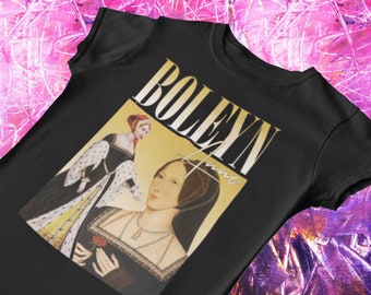 Anne Boleyn Rap Tee: 90s Bootleg Style, British History Shirt