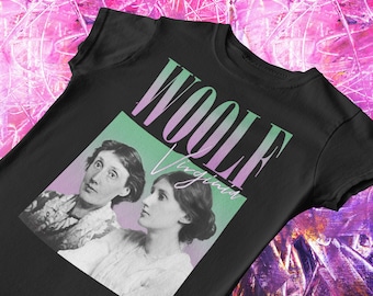 Virginia Woolf T-Shirt | Literature Shirt, Literary, Virginia Woolf Tee, Mrs Dalloway, Famous Writers, English Authors, Book Lovers T-Shirt