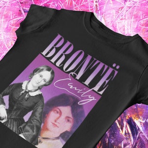 Emily Bronte T-Shirt: Y2K Bootleg Style, literarisches T-Shirt