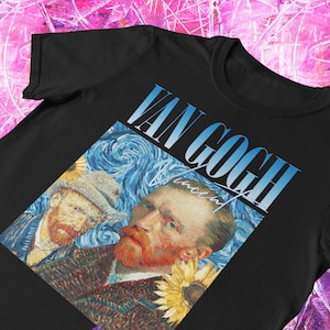 Van Gogh Rap Tee: 90s Hip-Hop Inspired Artist T-Shirt