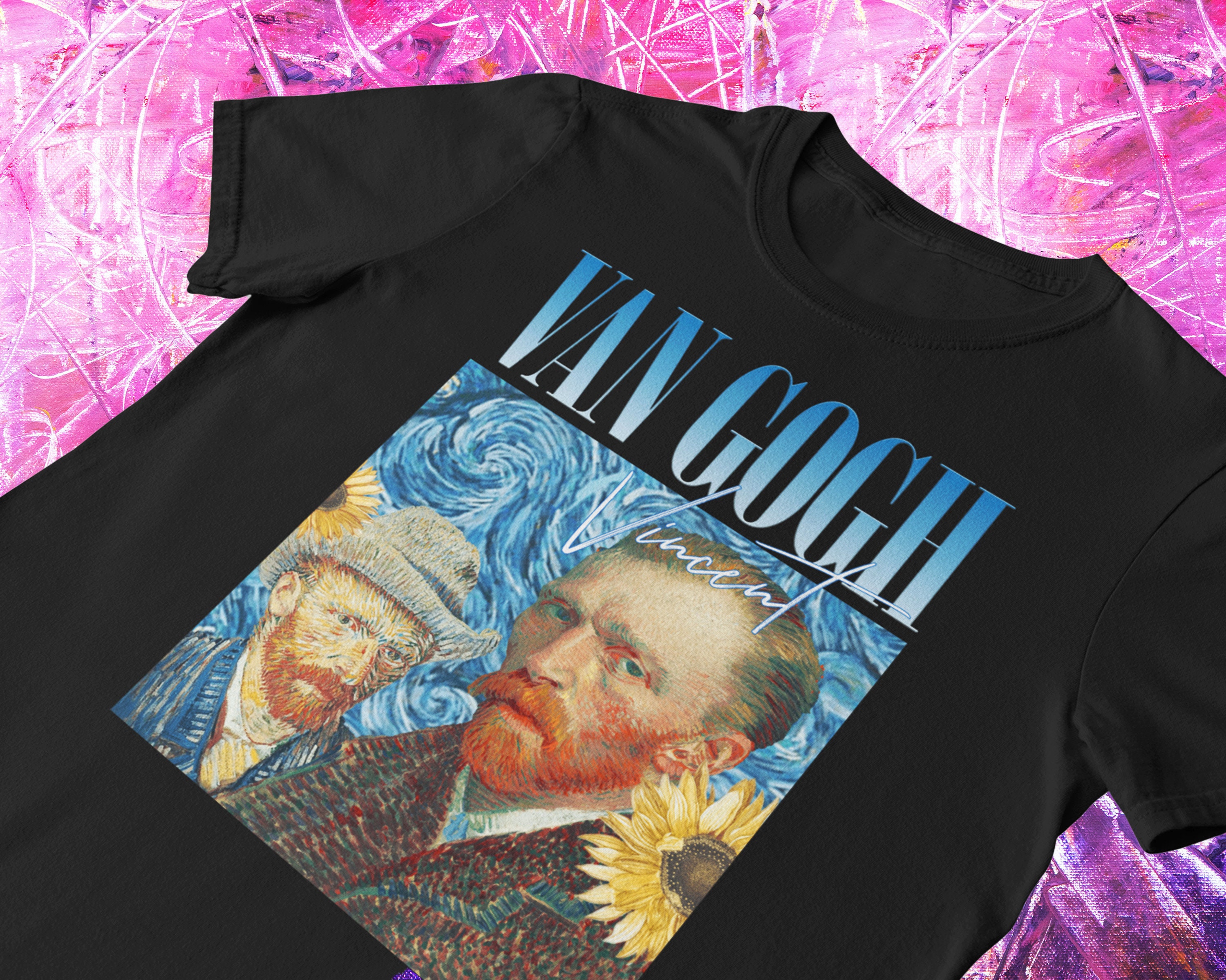 トップス 90s Vincent van Gogh t-shirt 90's Vincent Van Gogh T-shirt