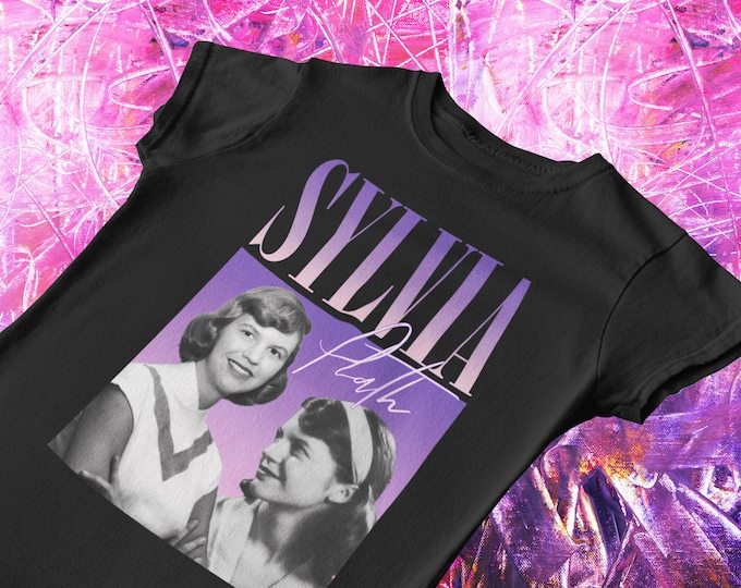 Sylvia Plath Y2K T-Shirt: 90s Bootleg Tee