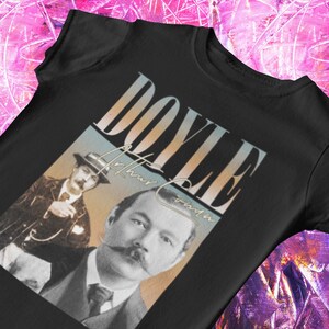 Arthur Conan Doyle T-Shirt | Conan Doyle Shirt, Writers T-shirts, Authors, Sherlock Holmes, English Authors, Book Lovers T-Shirt, Y2K shirts