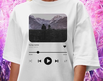 Personalized Song Name Shirt, Music Lover Shirt, Custom Song Artist Shirt, Concert T-Shirt, Custom Gigs Shirt