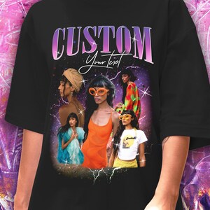 Custom Your Own Bootleg Tee, Custom Bootleg, Custom Your Photo, Insert Your Design, Vintage Graphic 90s Tshirt, Retro Custom Bootleg Rap Tee