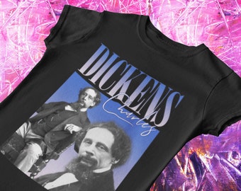 Charles Dickens T-Shirt: 90s Hip-Hop Inspired Bookworm Tee