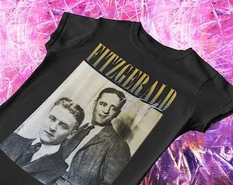 Fitzgerald Rap T-Shirt | Hip-Hop Inspired Tee, F Scott Fitzgerald, The Great Gatsby, Vintage 90s, 90s Hip Hop shirts, Literature Gifts, Y2K