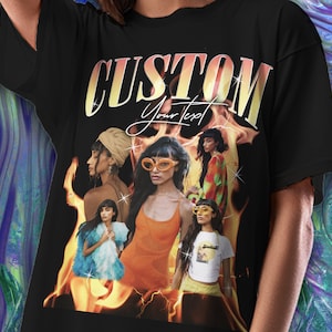 CUSTOM Bootleg Rap Tee, Custom Your Own Bootleg Shirts, Custom Photo, Vintage 90s Graphic T-shirt, Custom Photo Shirt, Custom Valentine Top