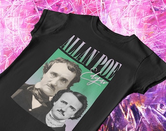 Edgar Allan Poe T-Shirt | Cool Story Poe Tee, Y2K Tee, Edgar Allan Poe Shirt, American Writers, 90s Tee