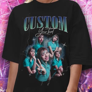 CUSTOM Bootleg Rap Tee, Custom Your Own Bootleg Shirts, Custom Photo, Vintage 90s Graphic T-shirt, Custom Photo Shirt, Custom Valentine Top