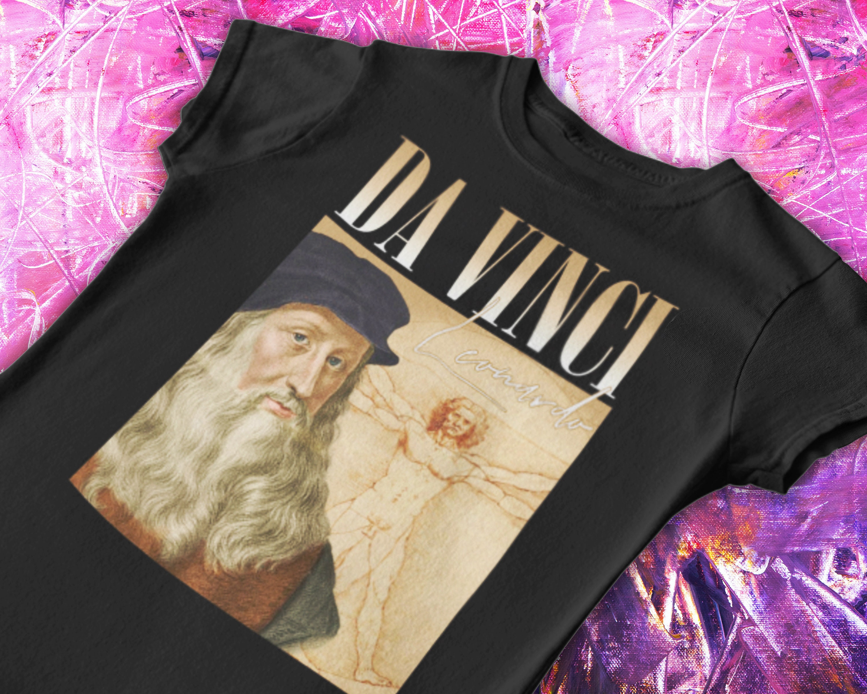 Da Vinci T Shirt - Etsy Da Vinci T Shirt - Etsy