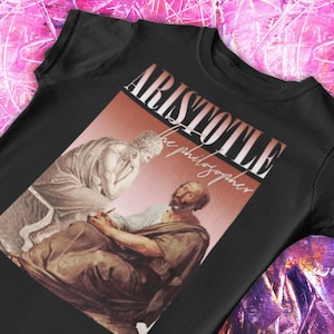 Aristotle T-Shirt | Aristotle Tee, 90s Shirt, Y2K, Vintage, Greek Philosophers, Philosophy, Historical Gifts, Ancient Greece, Sociology