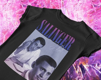 Salinger T-Shirt | Vintage Salinger Tee, J.D. Salinger, Literature Shirt, 90s Shirt, 90s Vintage T-Shirt, 90s Hip-Hop Inspired, Y2K shirts