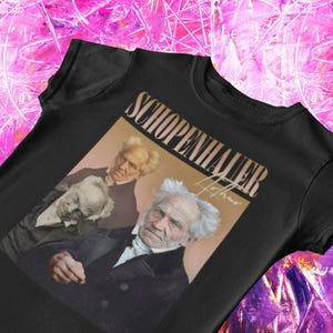 Maglietta Schopenhauer / Arthur Schopenhauer, Vintage Schopenhauer, Filosofi tedeschi, Filosofia, Regali storici, Magliette di sociologia