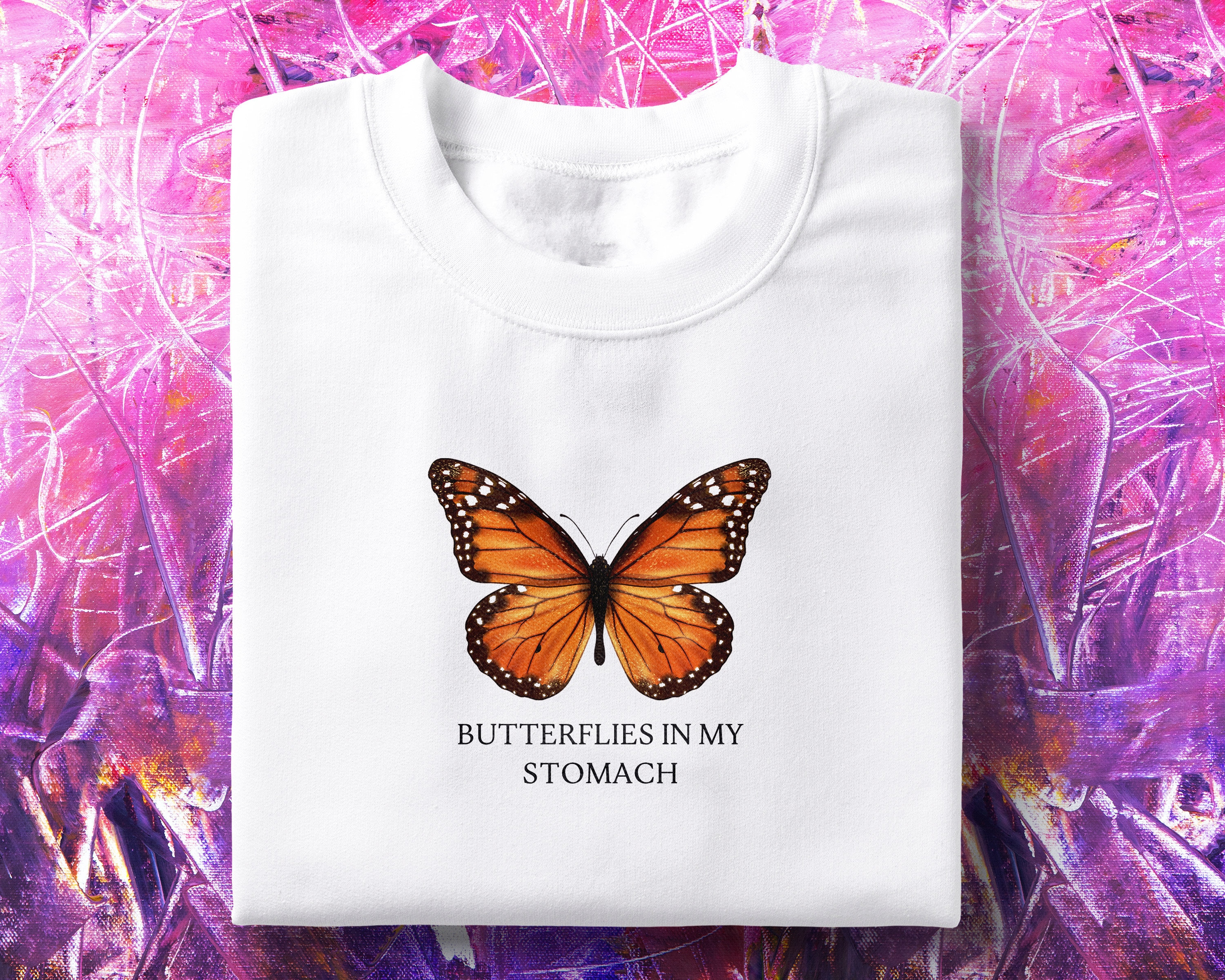 Aesthetic butterfly t shirt Clearance