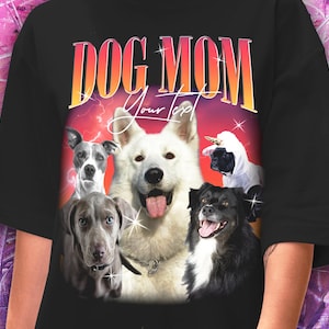 Custom Pet T-Shirt, Personalized Pet T-Shirt Retro Dog T-Shirt Pet Personalized 90s Shirt, Custom Dog TShirt, Retro Dog Shirt