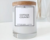 Cottage Country Scented Soy Candle | Handmade Home Decor