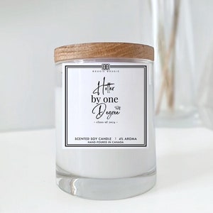 Graduation Candles | Soy Wax Candle | Unique Gift | Class of 2024 | Scented Candle | Graduation Gift | Congrats | College | University