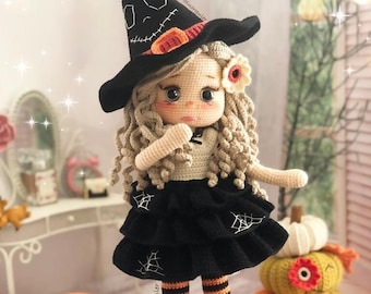 ENGLISH PATTERN Pumpkin Doll Amigurumi PDF